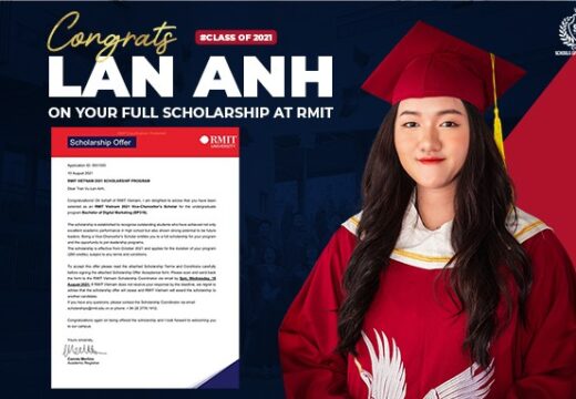 SNA Student Receives A Full Scholarship From RMIT University